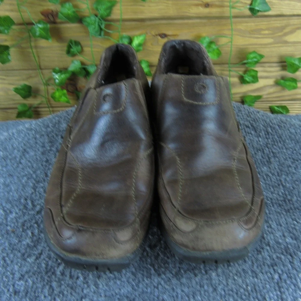 Timberland SmartWool Men's 9.5 Brown Leather‎ Slip-On Casual Everyday Flexible